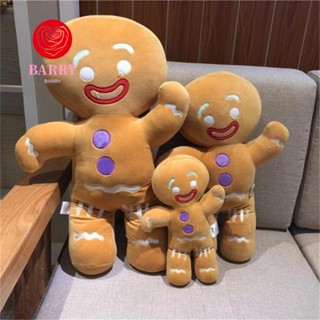 BARRY Cute Gingerbread Man Plush Home Decor Baby Appease Doll Biscuits Man Pillow Bedroom Decoration Birthday Gift Collection Stuffed Toys Kawaii Children Christmas Plush Toy