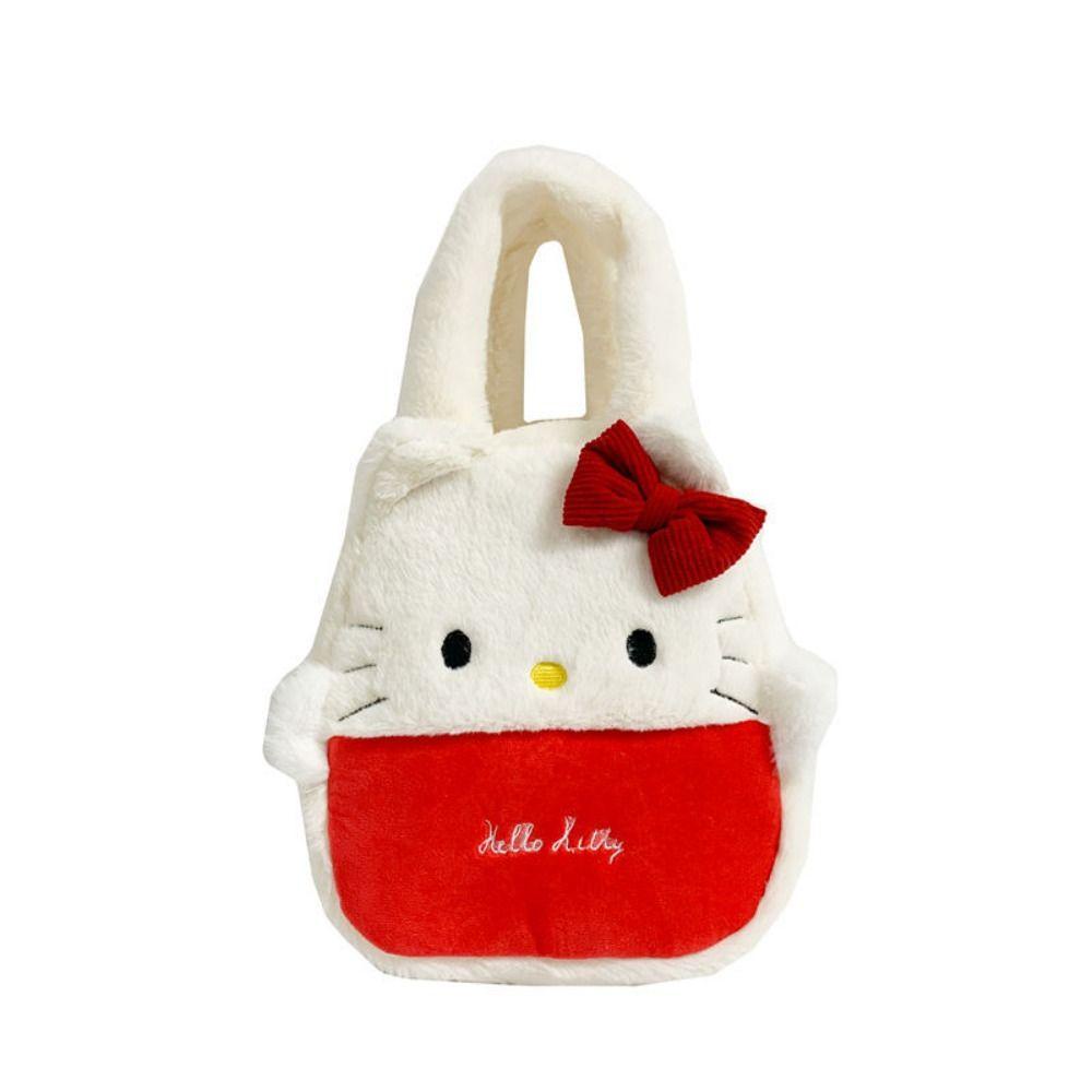bo-กระเป๋าถือ-กระเป๋าเครื่องสําอาง-ลายการ์ตูนแมวคุโรมิน่ารัก-แบบพกพา-สําหรับเด็กผู้หญิง