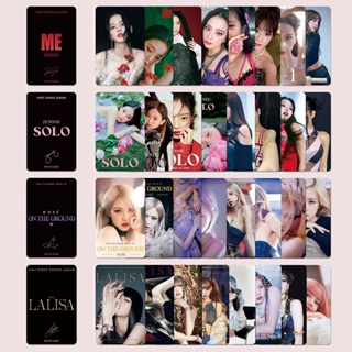 โปสการ์ด รูปภาพ BLACKPINK JISOO LISA JENNIE ROSE LOMO 8 ชิ้น ต่อชุด