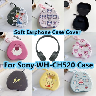【จัดส่งรวดเร็ว】เคสหูฟัง ลายการ์ตูนแมว สําหรับ Sony WH-CH520 WH CH520