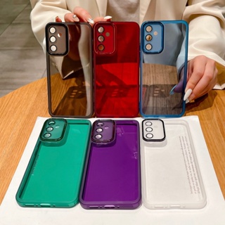 เคสใส ป้องกันเลนส์กล้อง สีแคนดี้ สําหรับ Samsung A04s A04e A04 A14 A24 A34 A54 5G