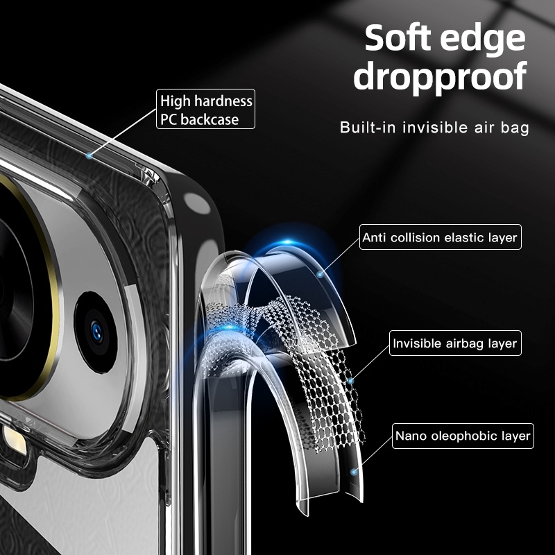 สําหรับ-huawei-nova-11-pro-11-ultra-เคส-elvev-กันกระแทก-ถุงลมนิรภัย-ป้องกันลายนิ้วมือ-ฮาร์ดพีซี-คริสตัล-ใส-เคลือบด้าน-เคสโทรศัพท์