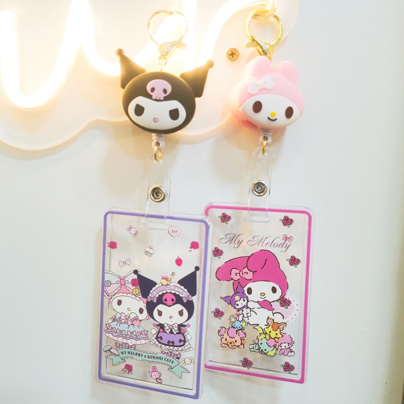 พวงกุญแจใส่บัตร-sanrio-ที่ใส่บัตรโยโย่-card-holder-พวงกุญแจใส่บัตร-โยโย่-พลาสติกแข็งแรง