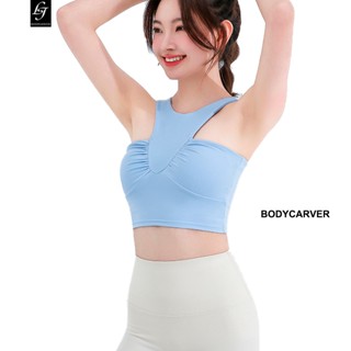 Bodycarver ใหม่ เสื้อผ้าโยคะ ผู้หญิง อินเทรนด์ ยืดหยุ่นสูง กันกระแทก เสื้อกั๊ก หรูหรา ระบายอากาศ กีฬา วิ่ง ชุดชั้นใน