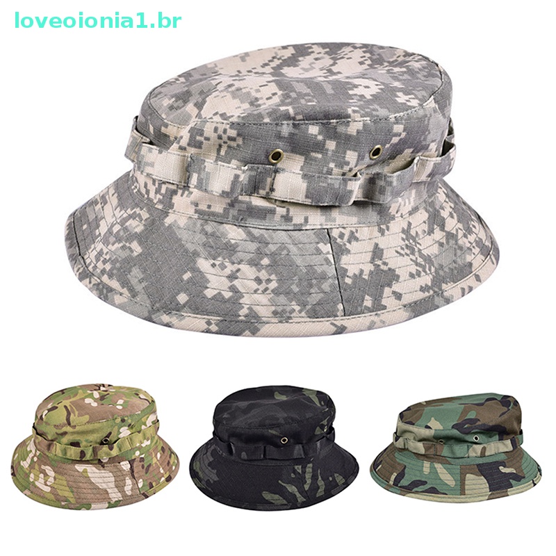 loveoionia1-boonie-หมวกบักเก็ต-ผ้าฝ้าย-ลายพราง-กันแดด-สําหรับผู้ชาย-และผู้หญิง