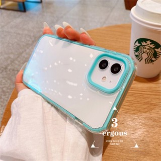 เคสโทรศัพท์มือถือ ซิลิโคนนุ่ม TPU ใส หนา กันกระแทก สีแคนดี้ สําหรับ Samsung A04 A04s A03 A03s A02 A12 A13 A14 A23 A22 A34 A33 A51 A71 A73 A50 A30 A53 A52 A52s