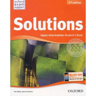 Bundanjai (หนังสือเรียนภาษาอังกฤษ Oxford) Solutions 2nd ED Upper-Intermediate : Students Book (P)