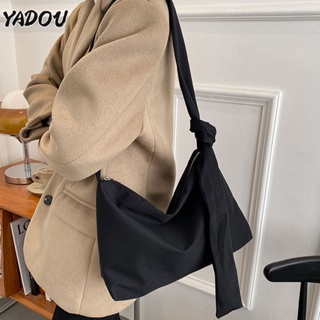 YADOU กระเป๋าสะพายข้างผู้หญิง ใหม่ แฟชั่น ความนิยม ญี่ปุ่น ไม่เป็นทางการ ลมขี้เกียจ กระเป๋าสะพาย