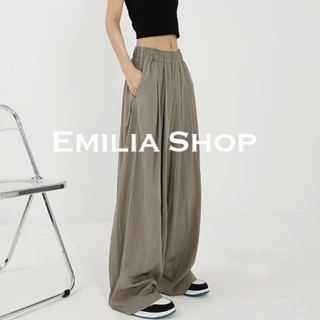 EMILIA SHOP กางเกงขายาว กางเกงเอวสูง ผู้หญิงสไตล์เกาหลี เสื้อผ้าแฟชั่นผู้หญิง y2k 2023 ใหม่ A29L023 0529