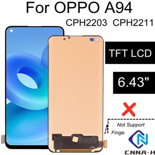 6.43&amp;quot; Tft หน้าจอสัมผัส LCD แบบเปลี่ยน สําหรับ Oppo A94 5G CPH2211 Oppo A94 4G CPH2203