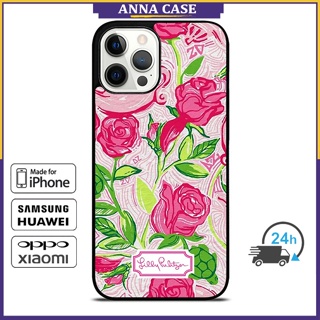 เคสโทรศัพท์มือถือ ลายดอกไม้ สีชมพู สําหรับ iPhone 14 Pro Max 13 Pro Max Samsung Galaxy Note10+ S21Ultra