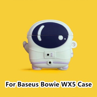 【จัดส่งด่วน】เคสหูฟัง แบบนิ่ม ลายการ์ตูนน่ารัก สําหรับ Baseus Bowie WX5 WX5