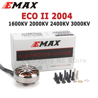 Emax ECO II Series 2004 1600KV 2000KV 2400KV 3000KV 3-6S มอเตอร์ไร้แปรงถ่าน เพลาแบริ่ง 3 มม. สําหรับโดรนบังคับ FPV