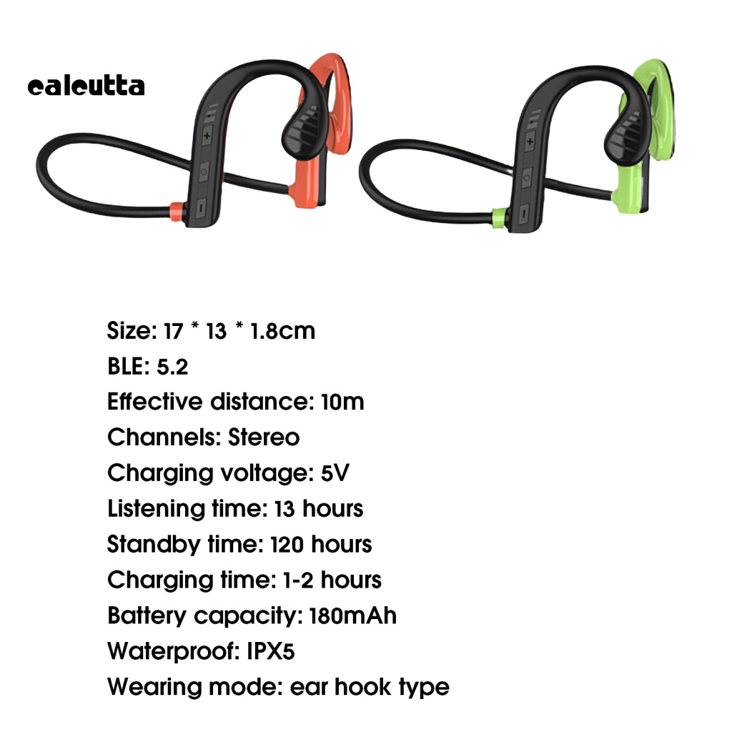calcutta-w10-หูฟังอินเอียร์ไร้สาย-ลดเสียงรบกวน-ipx5-บลูทูธ-5-2-กันน้ํา-สําหรับ-iphone
