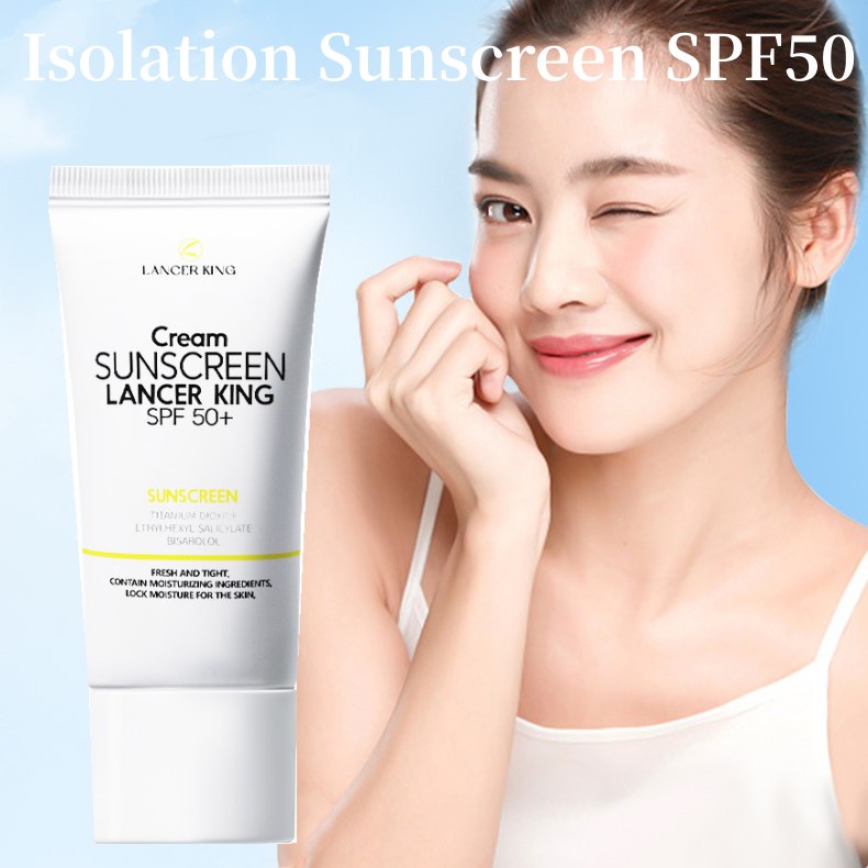 lancerking-isolation-ครีมกันแดด-spf50-ให้ความชุ่มชื้น-กันน้ํา-และป้องกันรังสียูวี