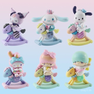 พร้อมส่ง ฟิกเกอร์ Sanrio Trojan Series Kuromi Melody Pacha Dog น่ารัก 24 ชั่วโมง DIY สําหรับตกแต่งรถยนต์