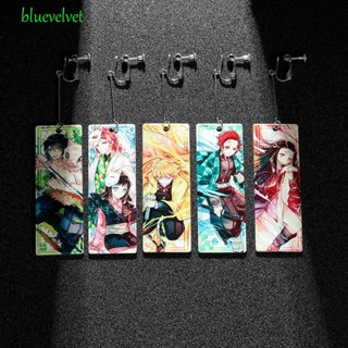 Bluevelvet ต่างหูอะคริลิค รูปการ์ตูนอนิเมะดาบพิฆาตอสูร NoYaiba พร็อพคอสเพลย์