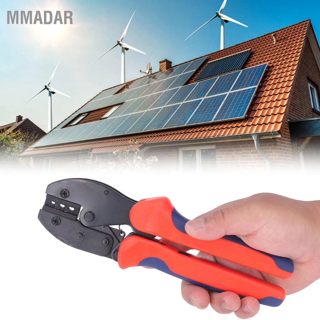 mmadar-เครื่องมือจีบพลังงานแสงอาทิตย์-ratchet-cable-crimper-waterproof-connector-set-kit-สำหรับการติดตั้ง