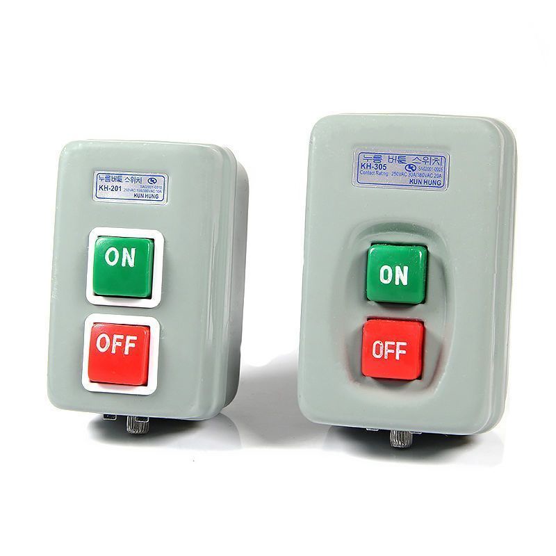 kh-305-201-สวิตช์ปุ่มสตาร์ทมอเตอร์เฟสเดี่ยว-380v-220v-nqtq