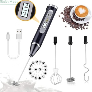【Big Discounts】Electric Milk Coffee Frother USB Whisk Egg Beater Handheld Drink Frappe Mixer#BBHOOD