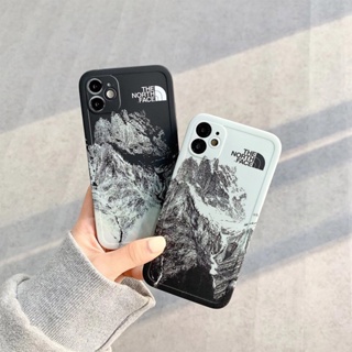 ⚡มีในสต็อก พื้นผิวภูเขา เคส iphone โทรศัพท์ iphone /  case iphone เคสซิลิโคน เนื้อแมตต์ เคสมือถือ  iPhone 13 12 11 pro