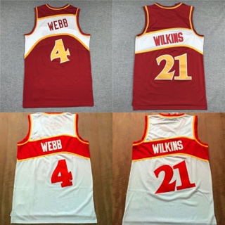 เสื้อกีฬาแขนสั้น ลายทีม NBA jersey Eagles 4#21 ชุดเครื่องแบบบาสเก็ตบอล ปักลาย  730853