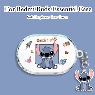 【คุณภาพสูง】เคสหูฟัง แบบนิ่ม ลายการ์ตูน สําหรับ Redmi Buds Essential