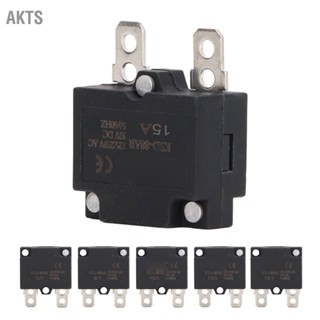 AKTS 10Pcs รีเซ็ตอัตโนมัติ Overload Protector ฟิวส์ Circuit Breaker สำหรับเด็กนั่งบนรถอุปกรณ์เสริม AC125 250V