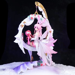 [Off-the-shelf] collapse College wedding Qiluo dream wedding dress octopus Sakura rabbit ear boxed hand-made model ornament BADQ