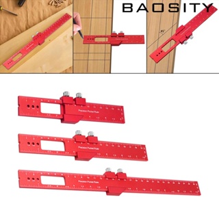 [Baosity] ไม้บรรทัดอลูมิเนียม ทนทาน ทรงสี่เหลี่ยม และเมตริก