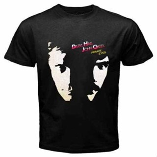 Gildan เสื้อยืดลําลองสําหรับผู้ชายแขนสั้นคอกลมพิมพ์ลาย Hall And Oates