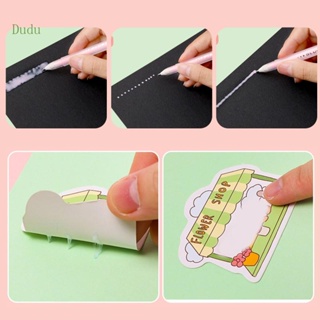 Dudu ปากกากาว แบบพกพา ปลาย 1 0 มม. สําหรับเด็ก นักเรียน ศิลปิน DIY