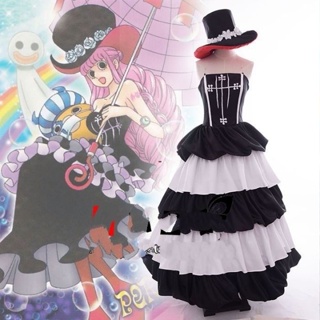 Deepsea studio [Quick delivery in stock] One piece cosplay dress fairy princess Perona cos clothing Perona cosply clothing