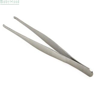【Big Discounts】Tweezers 140mm / 5.51Inch Reliable Silver Toothed Brand New Hand Tools#BBHOOD