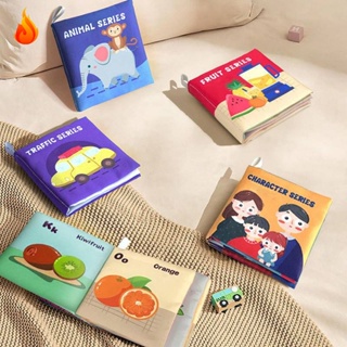 Lqzth หนังสือผ้า ธีมสัตว์ หลายธีม มีเสียงกริ่ง กระดาษความจําสัตว์ หนังสือผ้า การเรียนรู้เด็กแรกเกิด ของเล่นเด็ก เพื่อการศึกษา หนังสือของเล่น