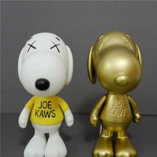 ตุ๊กตาฟิกเกอร์ Kaws Sesame Street sz-sujiao-kawss X PEANUTS ของแท้ สําหรับตกแต่ง