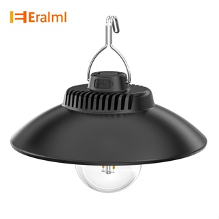 Eralml ไฟ Led 1200 Ma แบตเตอรี่ในตัว 100-200 Lumens Typec พร้อมตะขอ สําหรับตั้งแคมป์