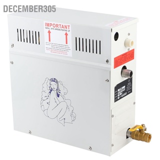 December305 เครื่องกำเนิดไอน้ำ 4.5KW 220V ห้องอาบน้ำซาวน่าห้องอบไอน้ำสำหรับซาวน่าสปาที่บ้าน