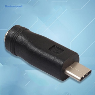 [ElectronicMall01.th] - อะแดปเตอร์พาวเวอร์ DC Type-C USB ตัวผู้ เป็นแจ็คตัวเมีย 5.5x2.1 มม. สําหรับแล็ปท็อป PC