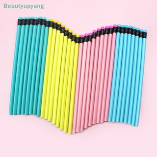 [Beautyupyang] ดินสอไม้ ทรงสามเหลี่ยม สีมาการอง 30 ชิ้น พร้อมยางสเก็ตช์ ปากกาวาดภาพ เครื่องเขียน สํานักงาน อุปกรณ์การเรียน