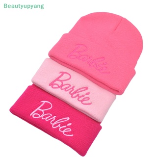 [Beautyupyang] ใหม่ หมวกบีนนี่ถัก ปักลายบาร์บี้ ให้ความอบอุ่น เหมาะกับหน้าหนาว กลางแจ้ง สําหรับผู้หญิง และผู้ชาย