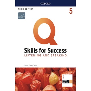 Bundanjai (หนังสือเรียนภาษาอังกฤษ Oxford) Q: Skills for Success 3rd ED 5 : Listening and Speaking : Student Book +iQ