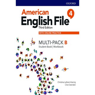 Bundanjai (หนังสือเรียนภาษาอังกฤษ Oxford) American English File 3rd ED 4B : Student Book/Workbook Multi-Pack with