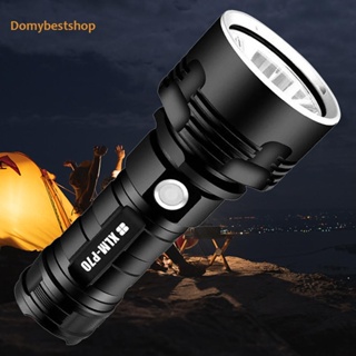 [Domybestshop.th] ไฟฉาย LED พลังงานสูง 3 โหมด 1000LM IPX4 ชาร์จ USB 2500mah สําหรับตั้งแคมป์