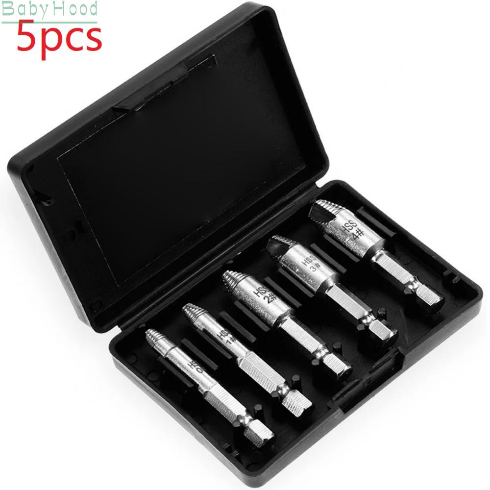 big-discounts-5pcs-set-broken-wire-extractor-set-screw-extractor-sliding-thread-removal-tool-bbhood