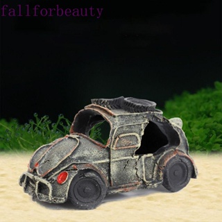 Fallforbeauty ถ้ําซ่อนปลา สร้างสรรค์ เสมือนจริง สไตล์วินเทจ ทนทาน สําหรับตกแต่งตู้ปลา