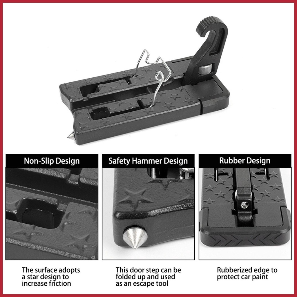 สลักประตูหลังคารถยนต์-แบบพับได้-อุปกรณ์เสริม-สําหรับกันสาดหลังคารถยนต์-bhsydth