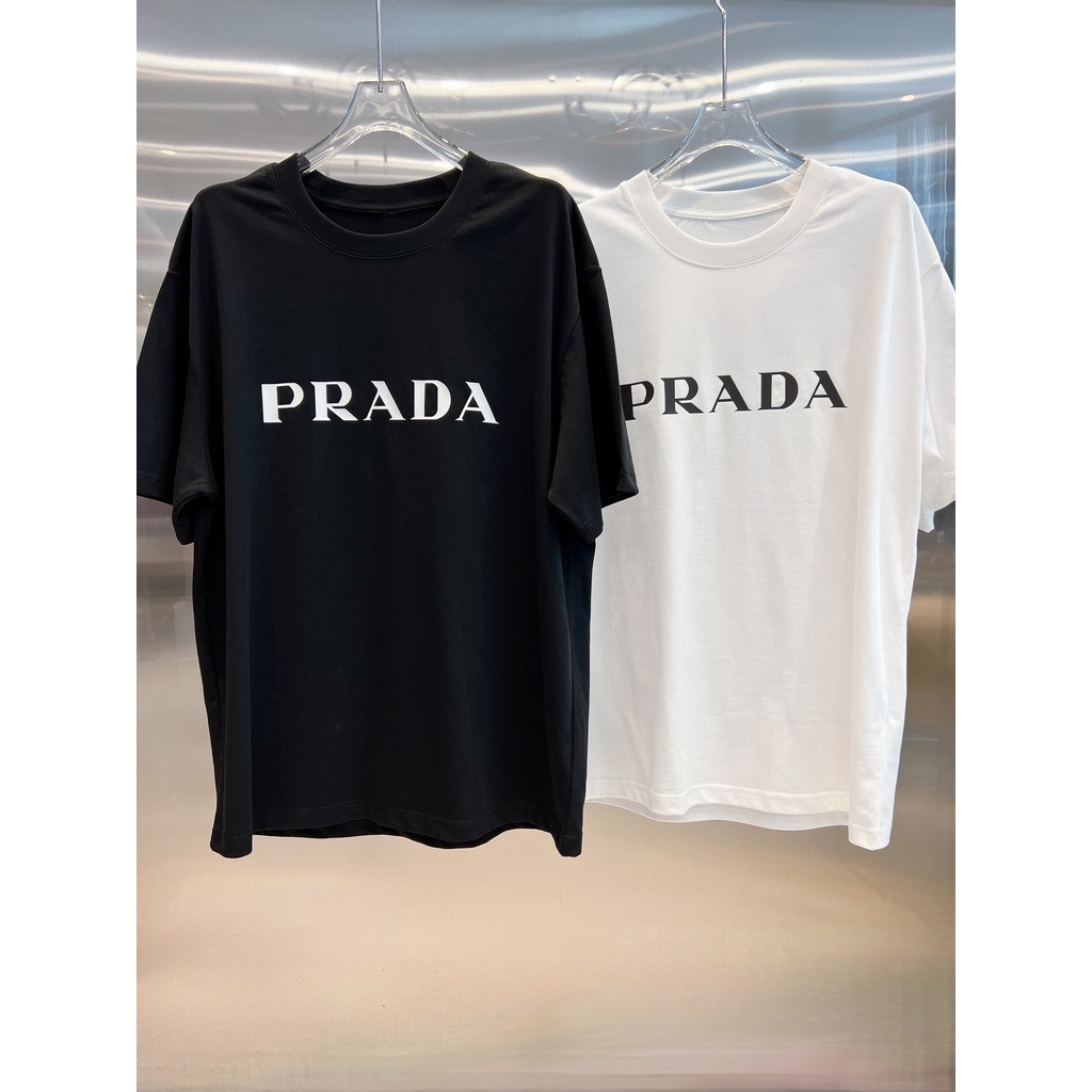 grcr-pra-a-2023-spring-and-summer-new-letter-printed-logo-round-neck-half-sleeve-t-shirt-short-sleeve-mens-and-womens-fashion-all-match-leisure