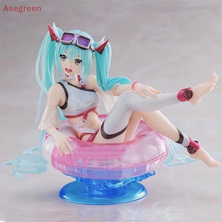 [Asegreen] ใหม่ โมเดลฟิกเกอร์ อนิเมะ Hatsune Miku Aqua Float Girls Elaina Kawaii Sit Swimming Ring Girl สําหรับเก็บสะสม