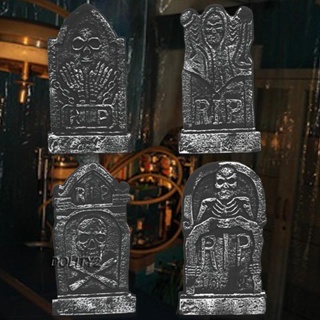 [Dolity2] ป้ายสัญลักษณ์หินปูน สําหรับตกแต่งปาร์ตี้ฮาโลวีน เทศกาลบ้านผีสิง ในร่ม กลางแจ้ง 4 ชิ้น